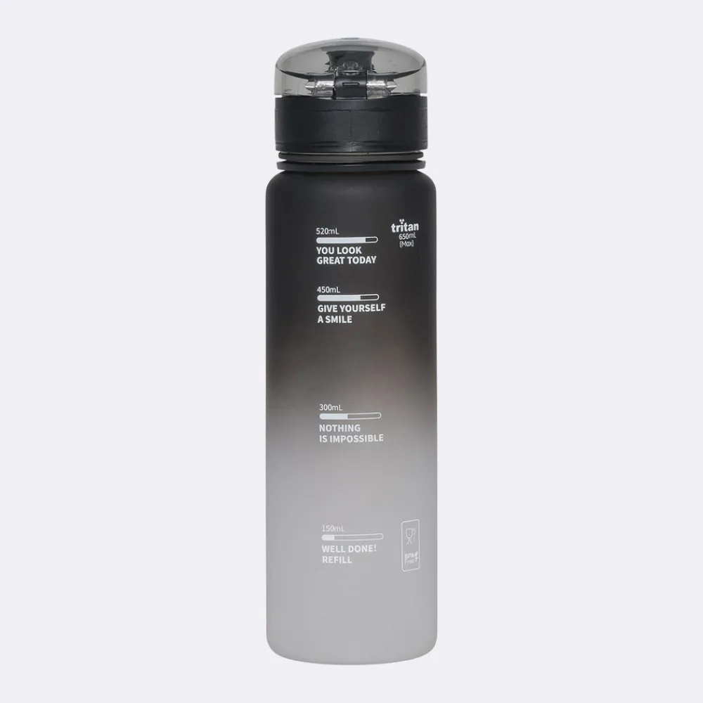 Online Drikkeflaske 650 ml, Black Gradient Spise Og Drikke