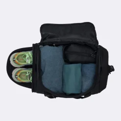 Best Duffelbag Sport, Black Coated Duffel Og Crossbody Bag