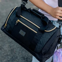 Online Duffelbag Sport, Black Gold Duffel Og Crossbody Bag