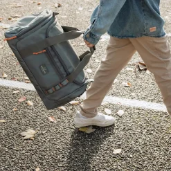 Fashion Duffelbag Sport, Green Orange Duffel Og Crossbody Bag